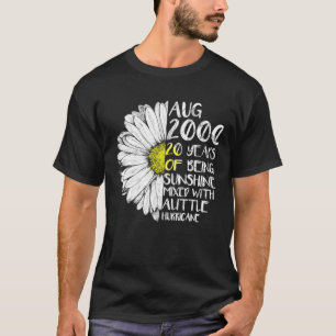 August Girl Made in 2000 20. Sonnenschein Hurrikan T-Shirt