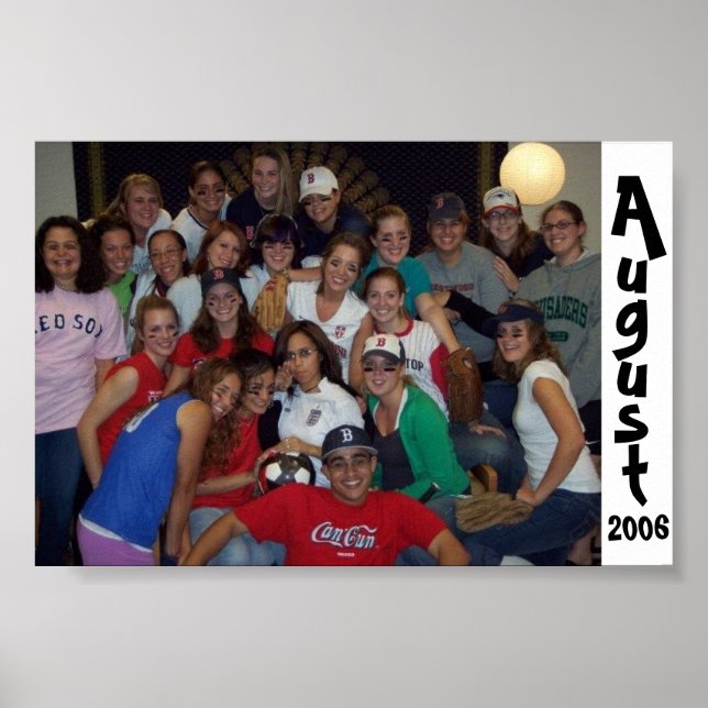 August Girls of First Willy Poster (Vorne)