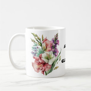 AUGUST - GLADIOLUS KAFFEETASSE