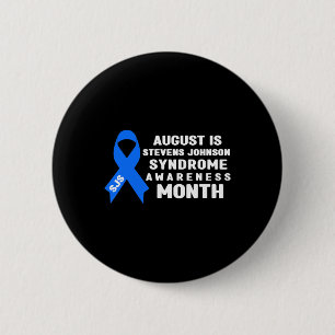 August ist Monat des Stevens-Johnson-Syndrom-Bewus Button
