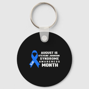 August ist Monat des Stevens-Johnson-Syndrom-Bewus Schlüsselanhänger