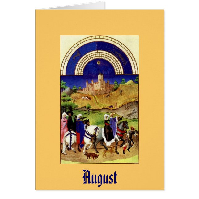 August - Les Tres Riches Heures du Duc De-Beere (Vorne)