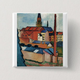 August Macke - Bonn-Häuser und Öl des Kamin-1911 Button