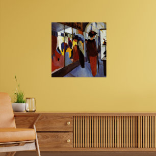 August Macke farbenfrohe Malerei, Mode Shop, Poster