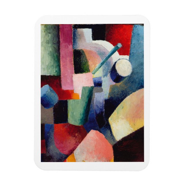 August Macke, farbige Zusammenstellung der Formula Magnet (Vertikal)