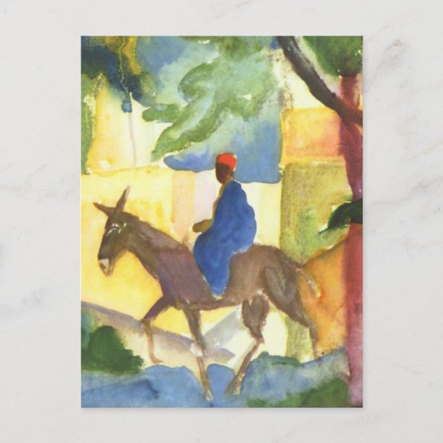 August Macke Fine Art Postcard Postkarte (Vorderseite)