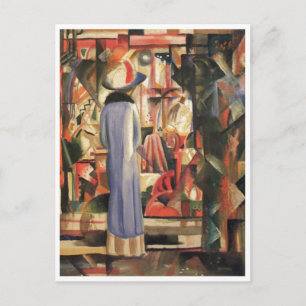August Macke - Grosses, helles Schaufenster 1912 Ö Postkarte