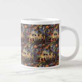 August Macke Landschaft mit Kühen und Kamel Jumbo-Tasse
