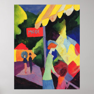 August Macke - Modefester 1913 Poster