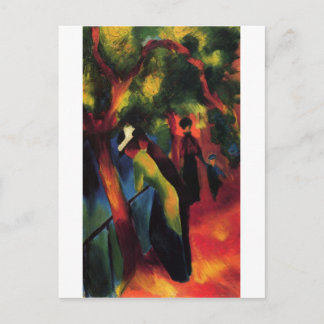 August Macke - Sonniger Weg - 1913 - Sonnenweg Postkarte