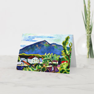 August Macke - Spring Landscape in Tegernsee Karte