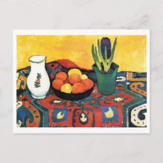 August Macke - Stilleben: Hyazinthenteppich 1910 Postkarte