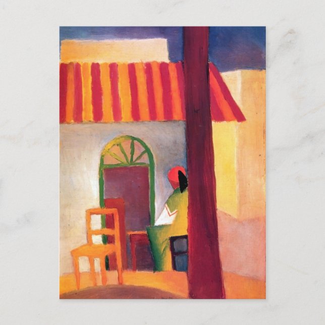 August Macke - türkisches Café I Postkarte (Vorderseite)
