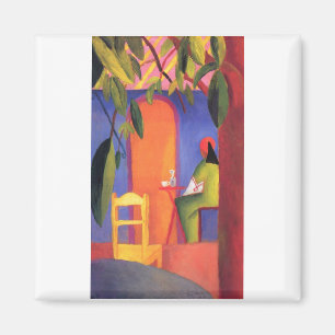 August Macke - türkisches Café Türkisches 1914 Magnet
