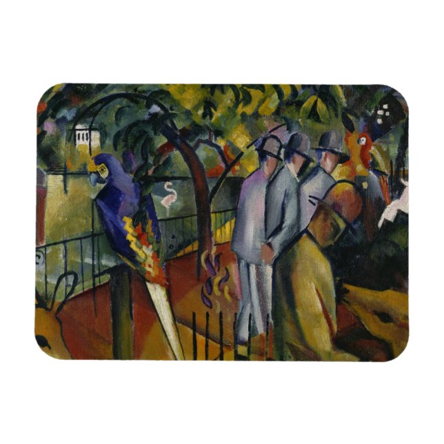 August Macke Zoological Garden I Magnet (Horizontal)