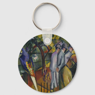 August Macke Zoological Garden I Schlüsselanhänger