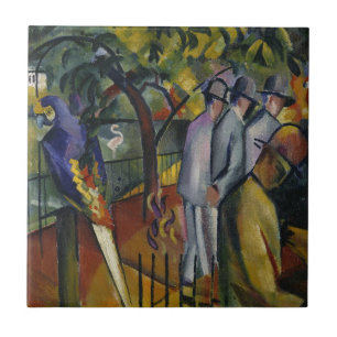 August Macke   zoologischer Garten I Fliese