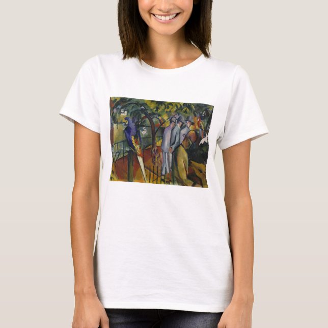 August Macke | zoologischer Garten I T-Shirt (Vorderseite)