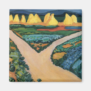 August-Makke-Malerei, Pflanzenfelder Magnet