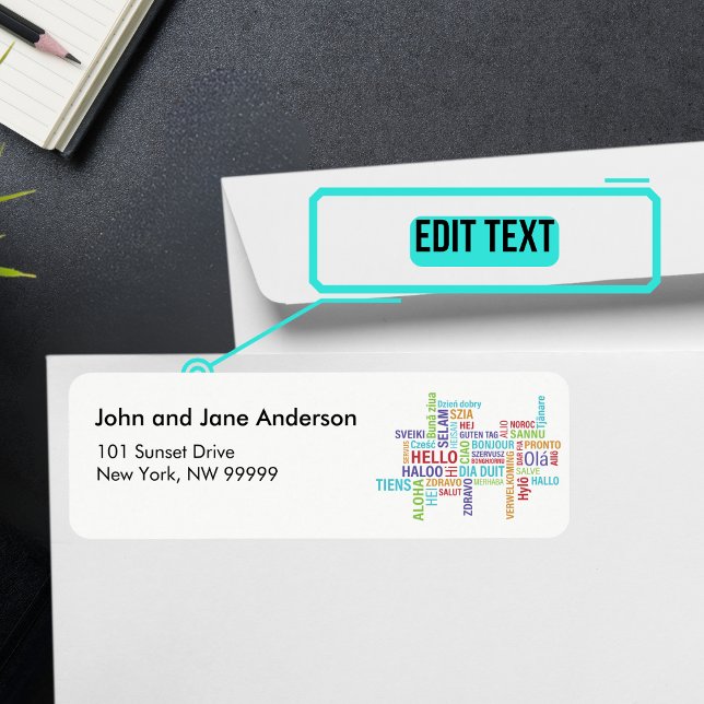 August Personalisierte Adresse (Please enjoy our mailing labels. There is one for every month.)