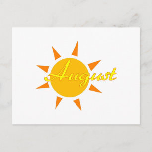 August Postkarte