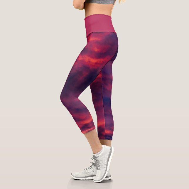 August rot capri leggings (Links)