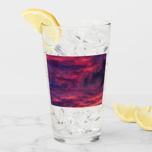 August rot glas (Vorderseite Ice)