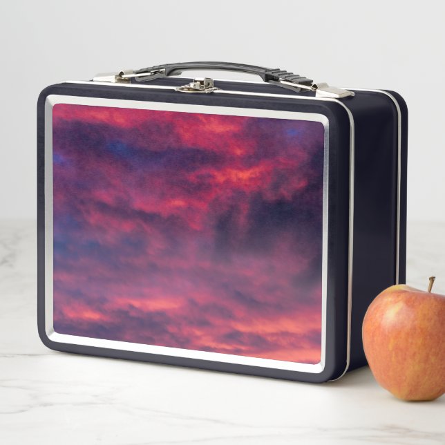 August rot metall brotdose (Beispiel)