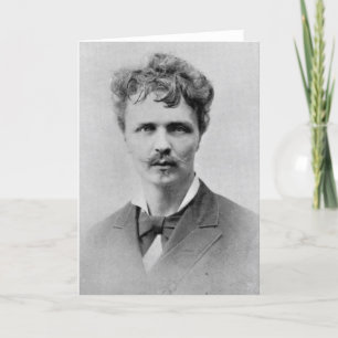 August Strindberg, am 1. Januar 1884 Karte