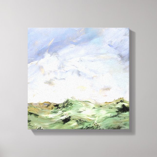 August Strindberg Malerei Stretched Canvas Print Leinwanddruck (Vorderseite)