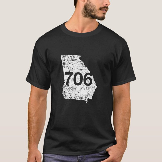 Augusta Athens Rome Area Code 706 Shirt Georgia Gi (Vorderseite)