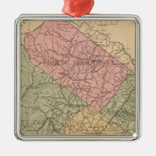 Augusta County, Virginia 2 Ornament Aus Metall