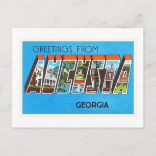 Augusta Georgia GA Old Vintage Travel Postcard- Postkarte
