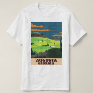 Augusta Georgia Golf Plakat T-Shirt