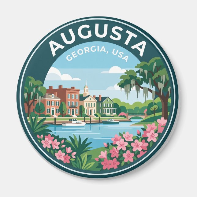 Augusta Georgia Magnet (Vorne)