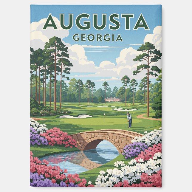 Augusta Georgia Reise Magnet (Vorderseite)