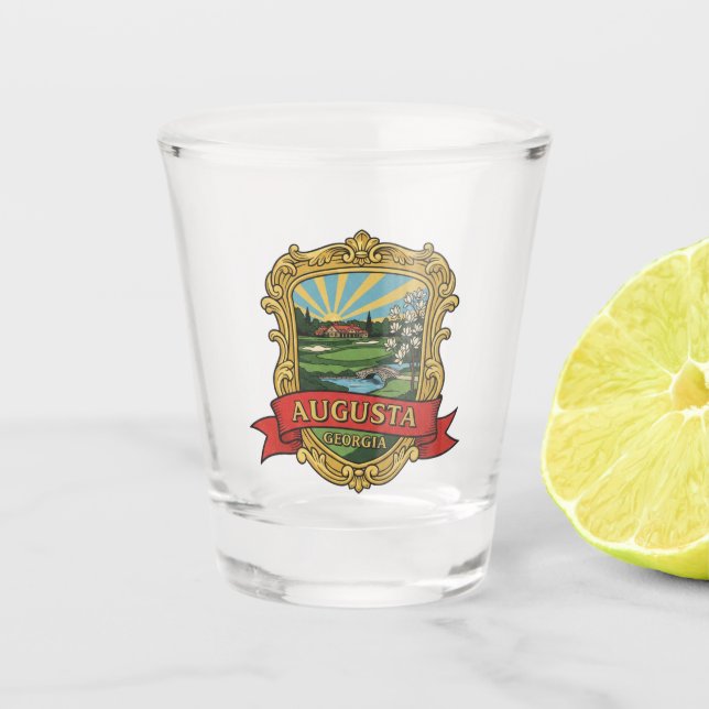 Augusta Georgia Reise Schnapsglas (Vorderseite)