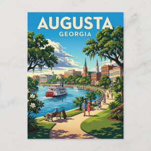 Augusta, Georgia, Vereinigte Staaten Postkarte