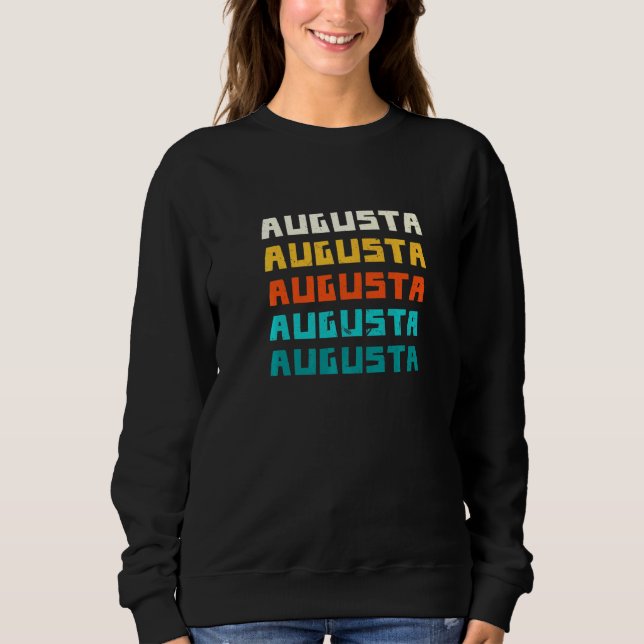 Augusta Georgia Vintag Ga Retro Collection Sweatshirt (Vorderseite)