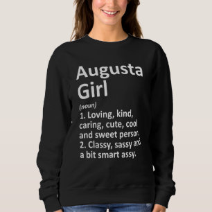 AUGUSTA GIRL GA GEORGIA Funny City Zuhause Roots G Sweatshirt