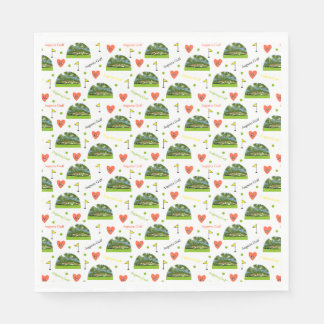 Augusta Golf 12. Loch Serviette