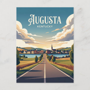Augusta Kentucky Postkarte