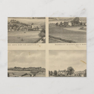 Augusta Landkreis Residenzen Postkarte