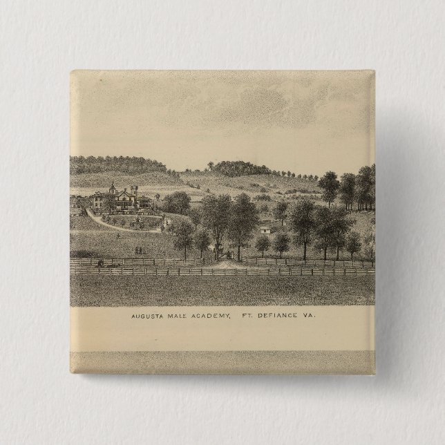 Augusta Male Academy Seawright Grundstück Button (Vorderseite)