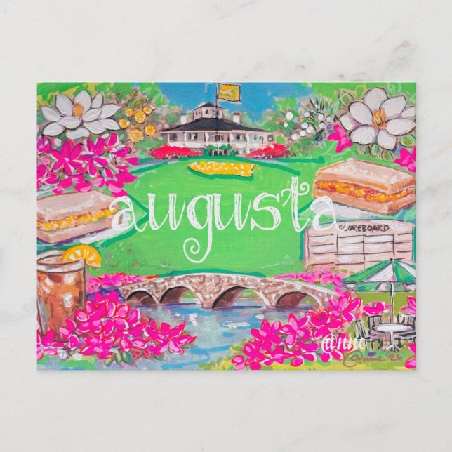 Augusta National Ikonen Postkarte (Vorderseite)