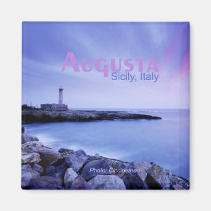 Augusta Sicily Italien Reisen Souvenir Kühlschrank Magnet