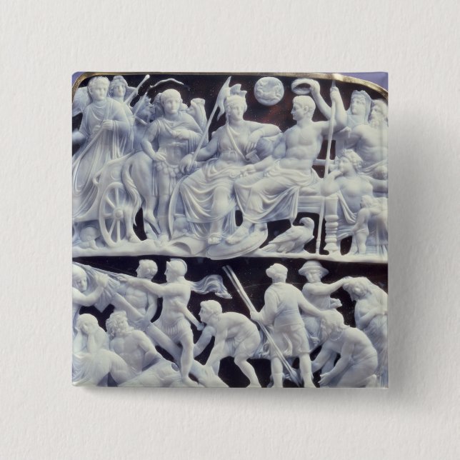 Augustan Miniatur, nach ANZEIGE 10 Button (Vorderseite)