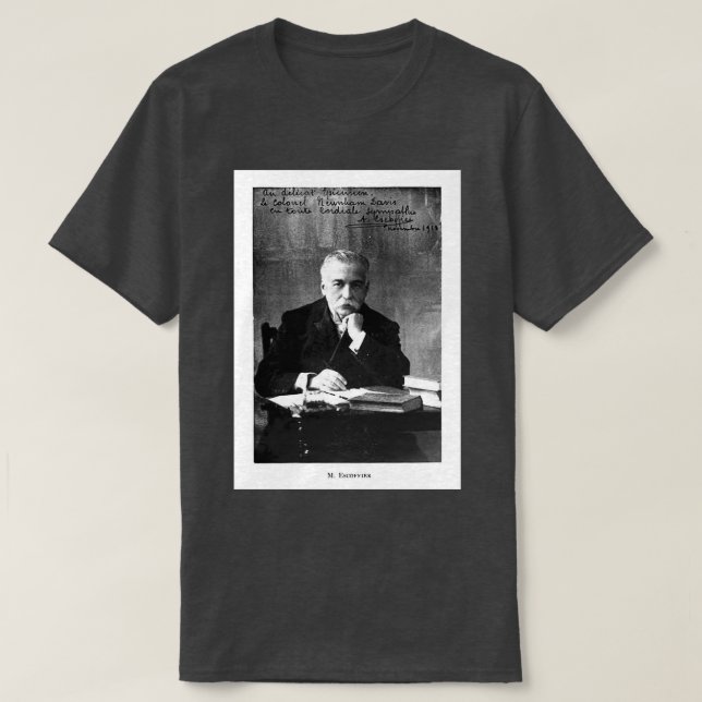 Auguste Escoffier T-Shirt (Design vorne)