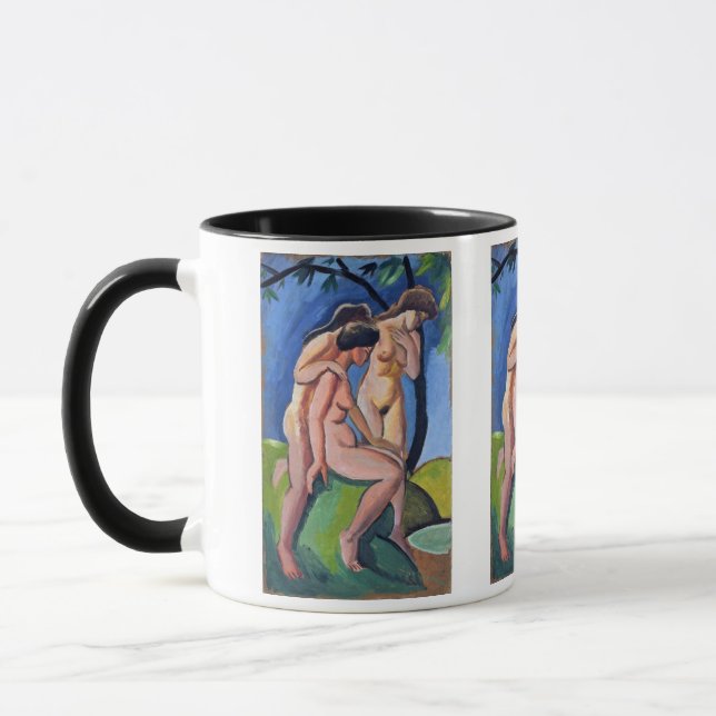 Auguste Macke Drei Akte Tasse (Links)