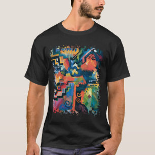 Auguste Macke - Hommage an Bach Abstrakte Moderne  T-Shirt